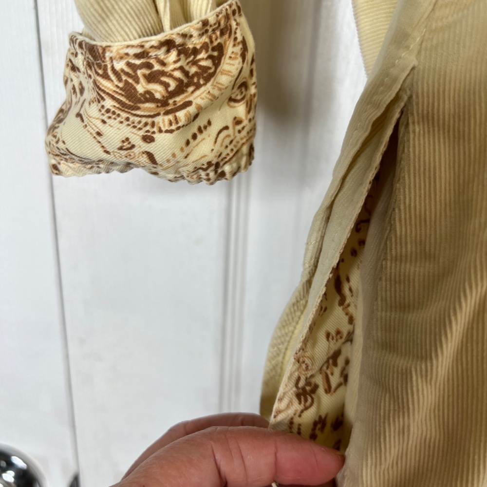 Anthropologie corduroy ivory dress - Picture 5 of 5